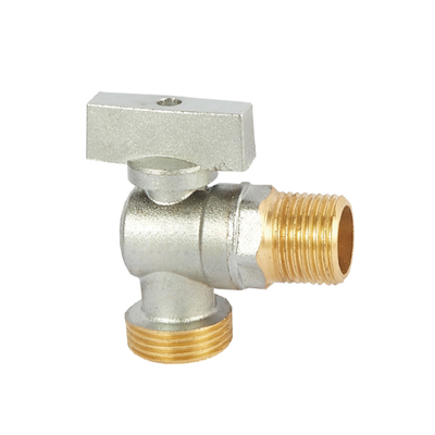 1/2 van góc nước đồng với tay cầm nhựa ABS