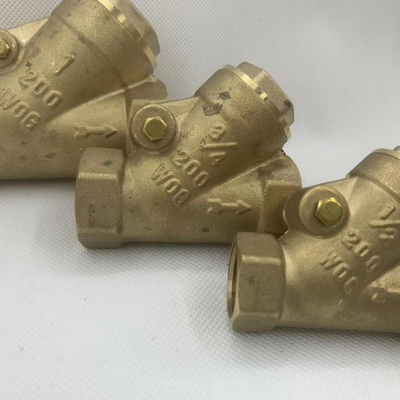 Nickel tráng đồng cao áp bền ống mexico loại Y máy lọc ống thoát nước van cầu cho nước