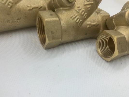 Nickel tráng đồng cao áp bền ống mexico loại Y máy lọc ống thoát nước van cầu cho nước