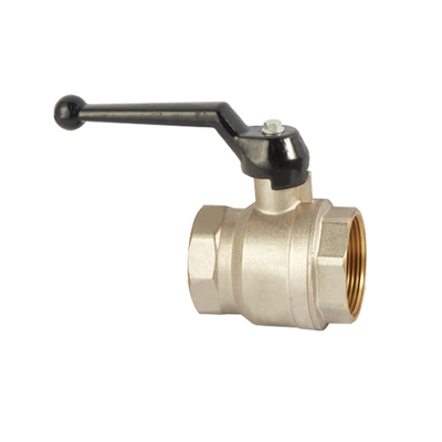 1/2 &quot;ventil bóng đồng nữ với tay cầm thép