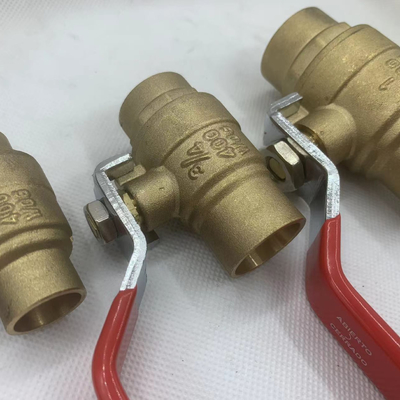 Mexico bán nóng 1/2 Inch khí nữ thắt lưng đúc đồng đầy đủ hàn van quả bóng