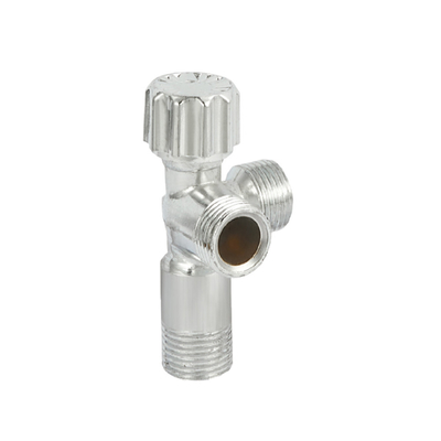 1/2 van góc nước đồng với tay cầm nhựa ABS