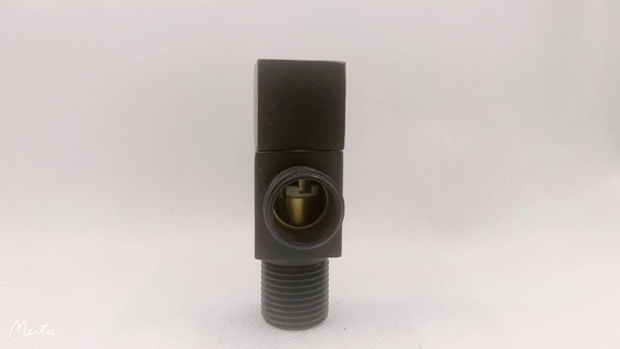 1/2 * 1/2 Square ngốc đen đầy đủ đồng ốc van