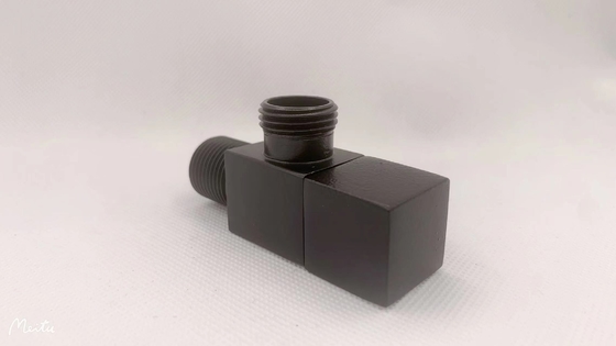 1/2 * 1/2 Square ngốc đen đầy đủ đồng ốc van