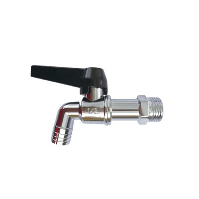 HTL OEM BRASS BALL BIBCOCK TAP với vòi nickel mạ