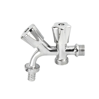 Thiết kế mới vòi nước bibcock đồng với 2 ổ cắm
