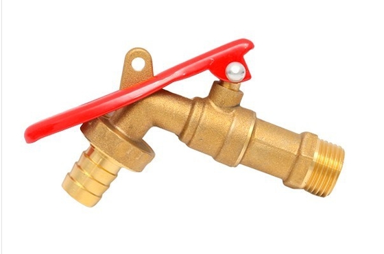 Máy giặt bibcock với ổ khóa vòi nước nhanh 1/2 làm mát đơn vòi đồng đầy đủ
