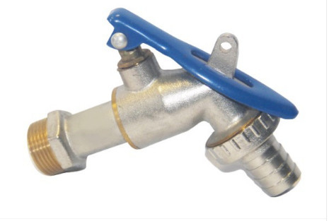 Máy giặt bibcock với ổ khóa vòi nước nhanh 1/2 làm mát đơn vòi đồng đầy đủ