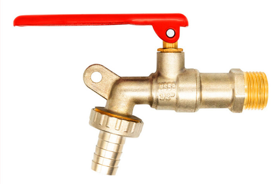 Máy giặt bibcock với ổ khóa vòi nước nhanh 1/2 làm mát đơn vòi đồng đầy đủ