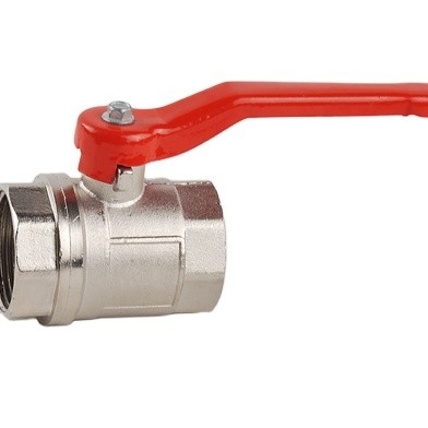 Tay cầm bằng nhôm OEM ODM Van bi nước nóng Van có thể khóa bằng đồng thau