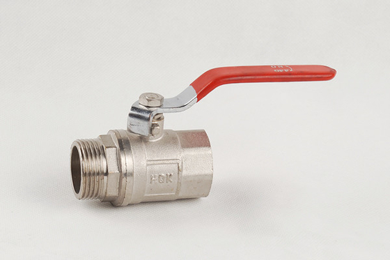 Tay cầm bằng nhôm OEM ODM Van bi nước nóng Van có thể khóa bằng đồng thau