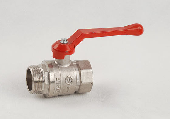 Tay cầm bằng nhôm OEM ODM Van bi nước nóng Van có thể khóa bằng đồng thau