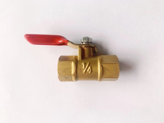 Rohs Nhiệt độ bình thường 1-1 / 4 Van bi bằng đồng thau Van bi Pn30