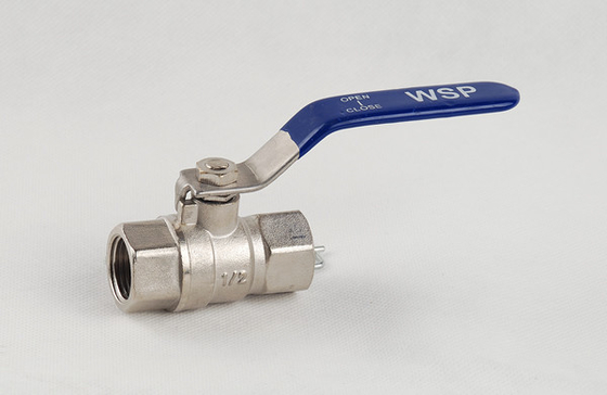 Tay cầm bằng sắt Van bi bằng đồng thau 1 inch có ren theo tiêu chuẩn ASTM ANSI