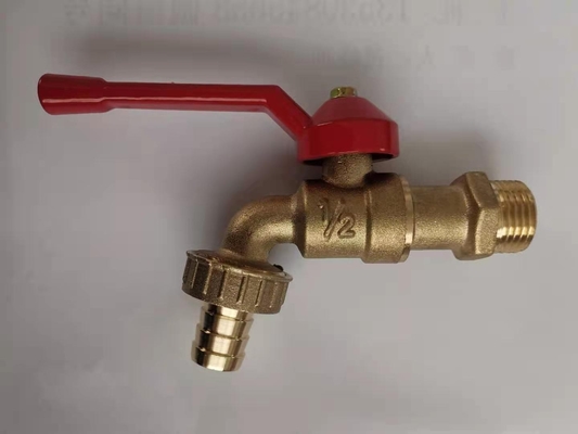 Vòi vườn 1/2 3/4 inch Yếm vòi vòi bằng đồng thau Tay cầm bằng nhựa