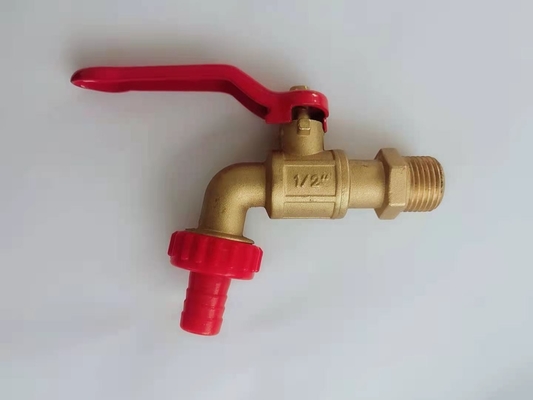 Vòi vườn 1/2 3/4 inch Yếm vòi vòi bằng đồng thau Tay cầm bằng nhựa