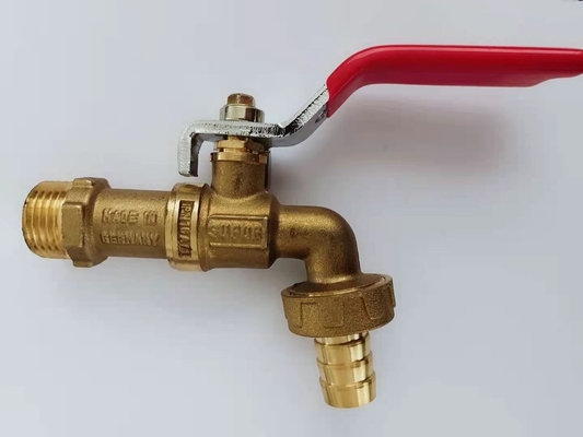 Vòi vườn 1/2 3/4 inch Yếm vòi vòi bằng đồng thau Tay cầm bằng nhựa