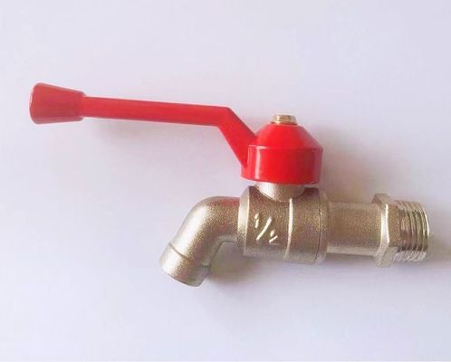 Nhiệt độ bình thường Yếm đồng thau Hệ thống ống nước Bibcock Bibcock Van 1/4inch