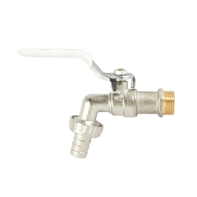 Van Bibcock bằng đồng thau mạ crôm có thể khóa Bib Tap với tay cầm abs