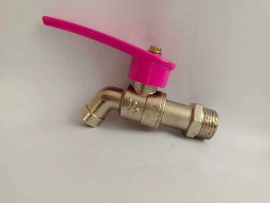 Tay cầm bằng đồng thau Bibcock bằng kẽm