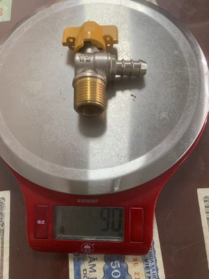 Van góc nửa inch bằng đồng thau nhiệt độ trung bình cho tay cầm bằng đồng nhà bếp