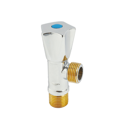 Phòng tắm 1/2 Van góc bằng đồng thau cho nước 300000 lần khi tắt Chống mài mòn