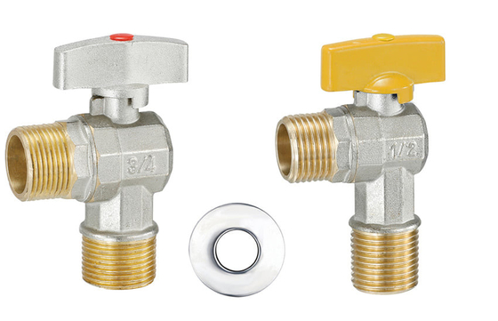 Van góc an toàn DN20-NPT Van góc tam giác 1 / 2inch