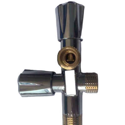 Nhiệt độ trung bình Van góc 1/2 inch Van góc nước bằng đồng thau chống gỉ