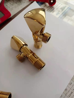 Tay cầm bằng hợp kim kẽm hiện đại Van góc bằng đồng 12 Bar Áp suất làm việc