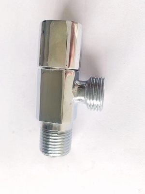 Phụ kiện phòng tắm Nước lạnh 1/2 inch Van góc bằng đồng mạ Chrome