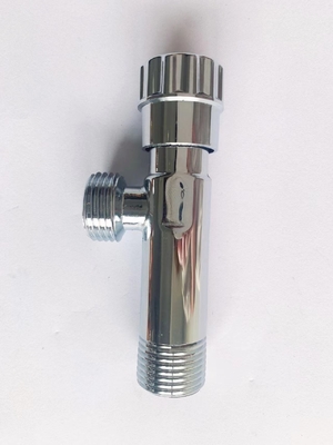 Phụ kiện phòng tắm Nước lạnh 1/2 inch Van góc bằng đồng mạ Chrome