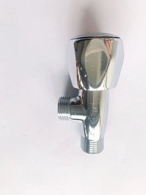 Phụ kiện phòng tắm Nước lạnh 1/2 inch Van góc bằng đồng mạ Chrome