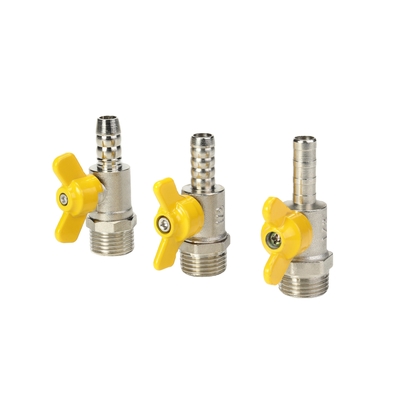 Tắt nhiệt độ cao Van khí bằng đồng thau nửa inch Nickle Platting