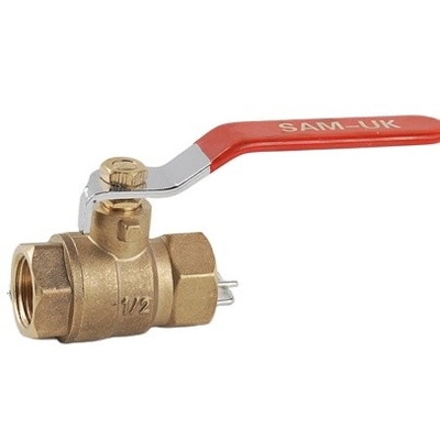 Van khí bằng đồng thau 67mm mạ niken Api Lắp đặt theo luồng trong gia đình