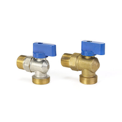 EN331 Van khí bằng đồng thau tiêu chuẩn 54mm mạ niken cho nhà bếp gia đình