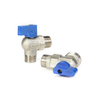EN331 Van khí bằng đồng thau tiêu chuẩn 54mm mạ niken cho nhà bếp gia đình