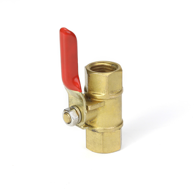 EN331 Van khí bằng đồng thau tiêu chuẩn 54mm mạ niken cho nhà bếp gia đình