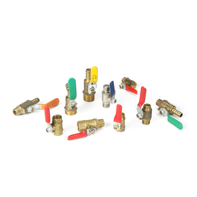 EN331 Van khí bằng đồng thau tiêu chuẩn 54mm mạ niken cho nhà bếp gia đình