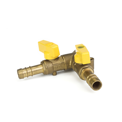 Kích thước có thể tùy chỉnh 42mm Van khí bằng đồng thau có tay cầm bằng nhôm