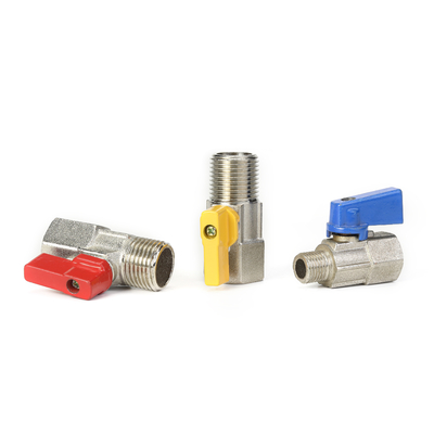 Mạ bề mặt Van khí đồng Van khí công nghiệp Kết nối G1 / 2