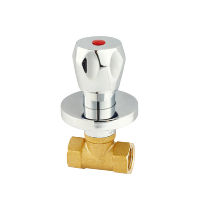 DN20-NPT Hệ thống ống nước có ren Van chặn bằng đồng thau chống mài mòn Tùy chỉnh