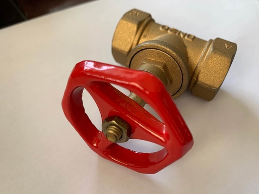 Nhiệt độ bình thường Van chặn đồng thau 1 / 2-6 inch Chống mài mòn