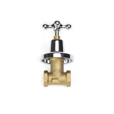 Nhiệt độ trung bình Van dừng 1/2 inch Van cầu bằng đồng thau chống gỉ
