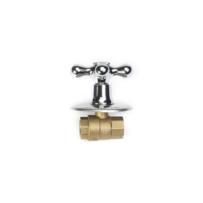 Nhiệt độ trung bình Van dừng 1/2 inch Van cầu bằng đồng thau chống gỉ