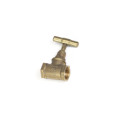 Đánh bóng mạ 3/4 &quot;Hướng dẫn sử dụng van chặn bằng đồng thau cho hệ thống ống nước