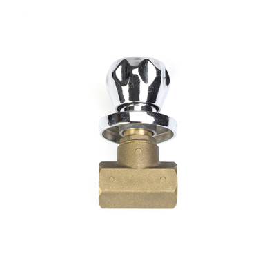mạ crôm OEM Ball Hot Brass Stop Valve 1 / 2inch