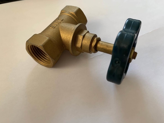 1/2&quot; X 3/8&quot; 1/4 Van chặn góc xoay bằng đồng thau DN20-NPT có ren