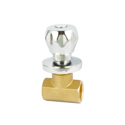 1/2&quot; X 3/8&quot; 1/4 Van chặn góc xoay bằng đồng thau DN20-NPT có ren