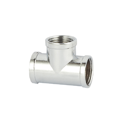 Phụ kiện đường ống bằng đồng thau 3/4 inch chống gỉ Đầu nối ống đồng thau Tee / Cross / Núm vú