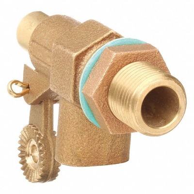Kết nối MNPT 1/2 &quot;Van bi nổi bằng đồng thau với vòi nhựa áp suất thấp